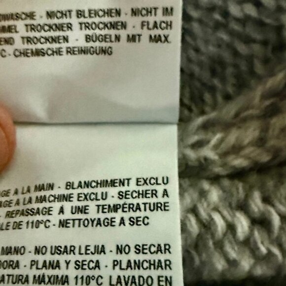 NEW UNIT of Germany by Gran Sasso, 100% Virgin Wool CrewNeck Sweater, Gray,SZ 50 - Picture 6 of 10